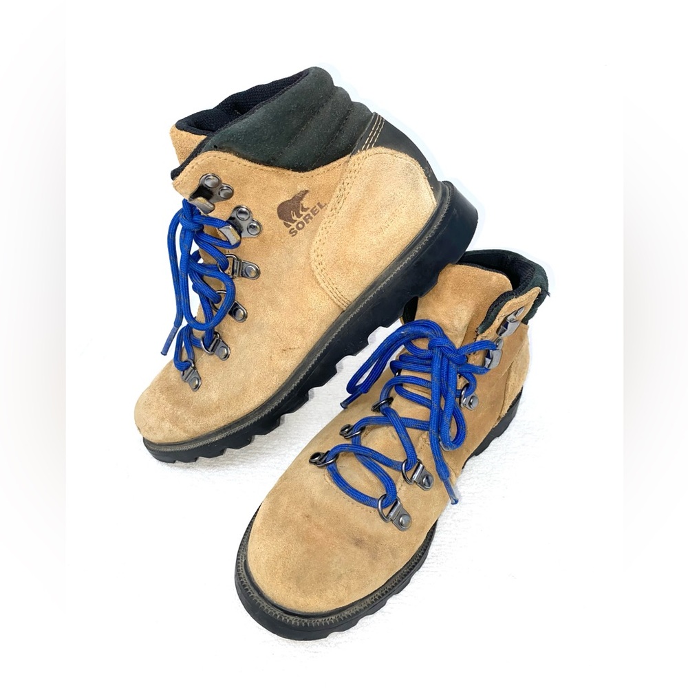 Sorel Youth Madson Hiker Camel Brown/Black Waterproof Boots